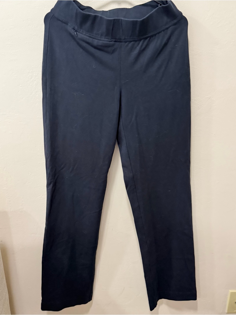 Women's Black Casual Pants Lands End Black Sweatpants for Women Sz S/T